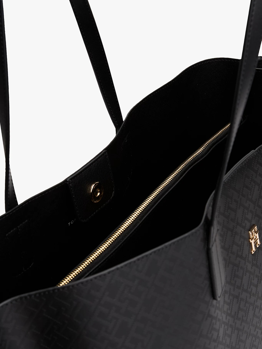 detail Tommy Hilfiger dámska čierna kabelka