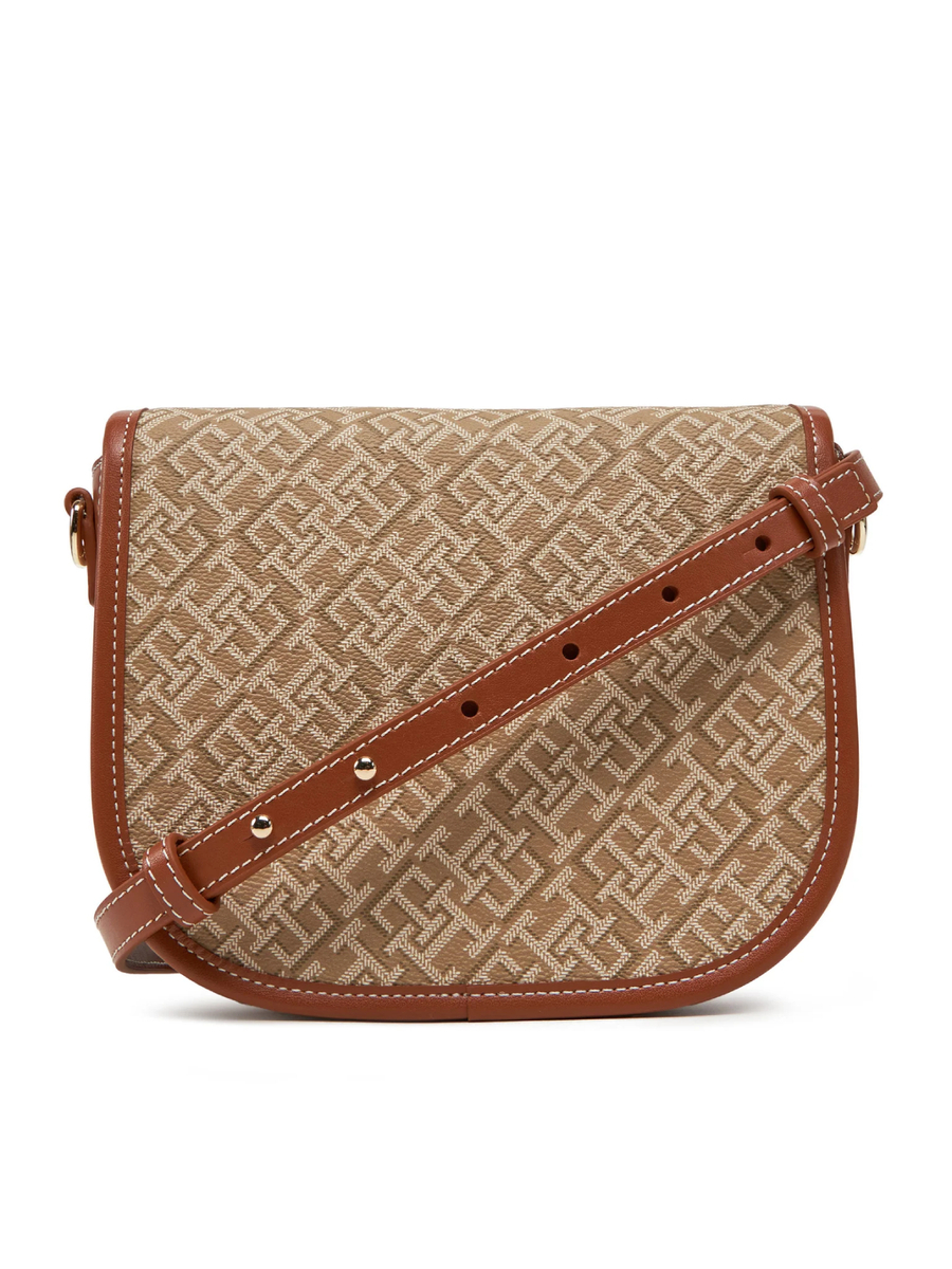 detail Tommy Hilfiger dámska hnedá kabelka