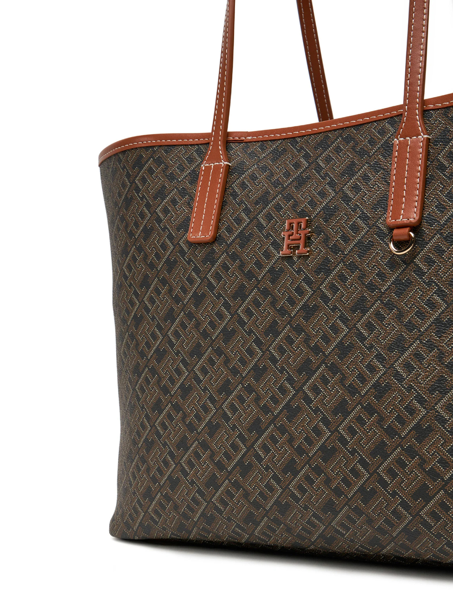 detail Tommy Hilfiger dámska čierna kabelka Tote