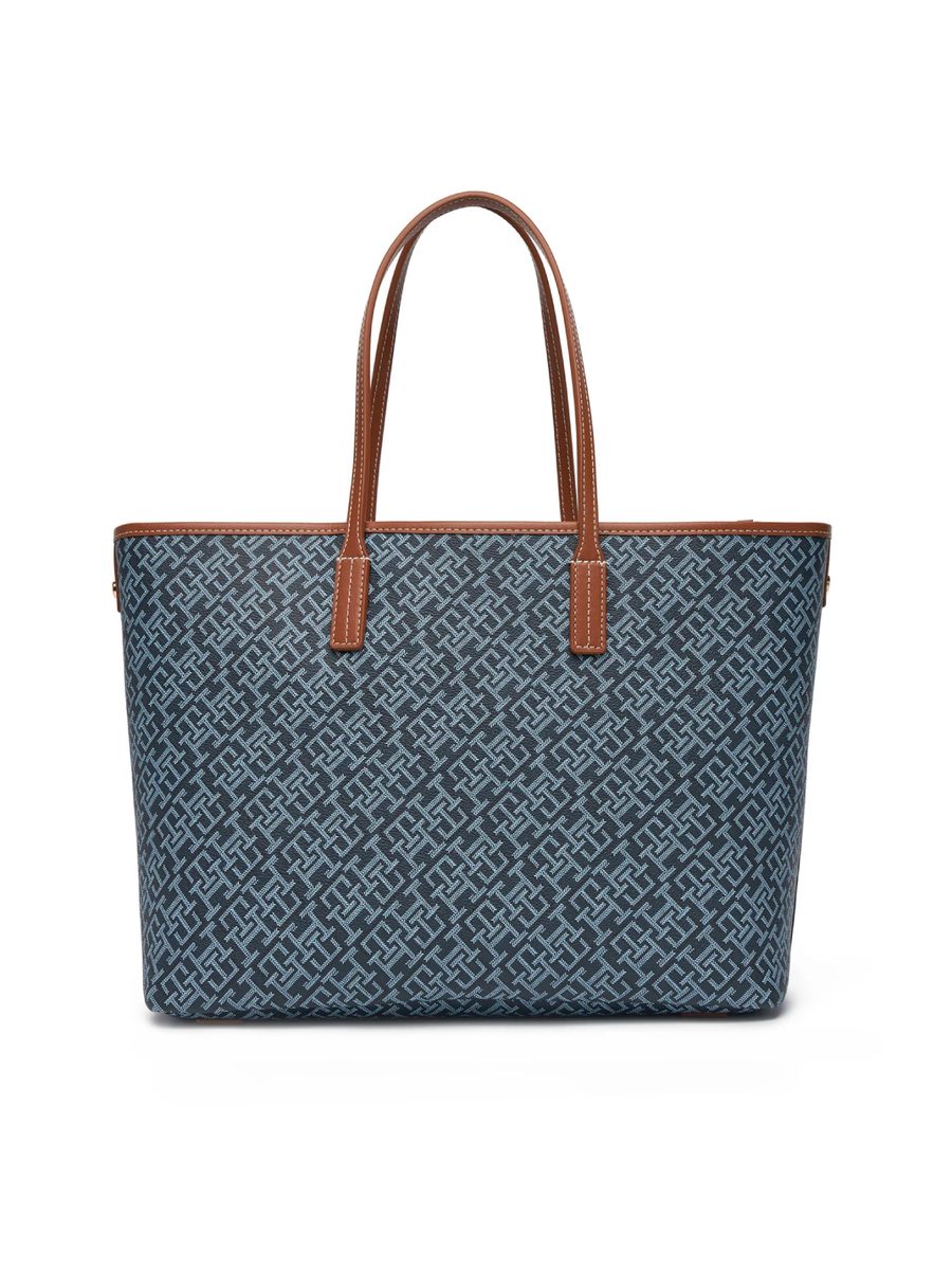 detail Tommy Hilfiger dámska modrá kabelka Tote