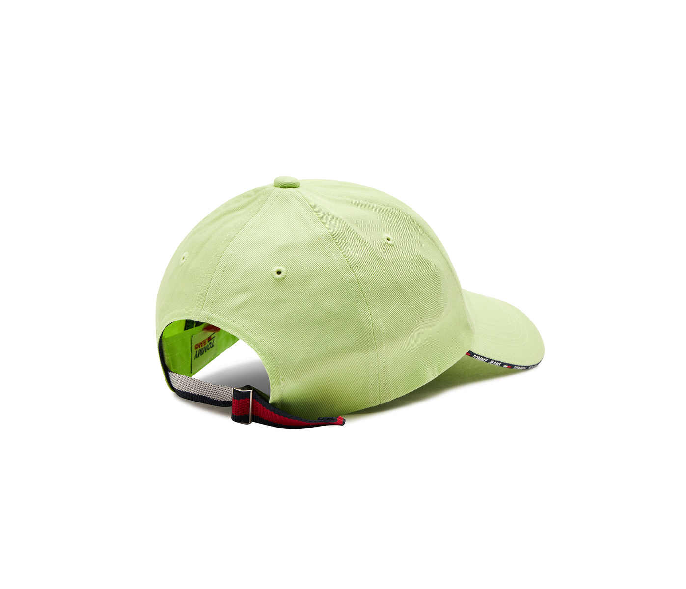 detail Tommy Jeans dámska fosforová šiltovka