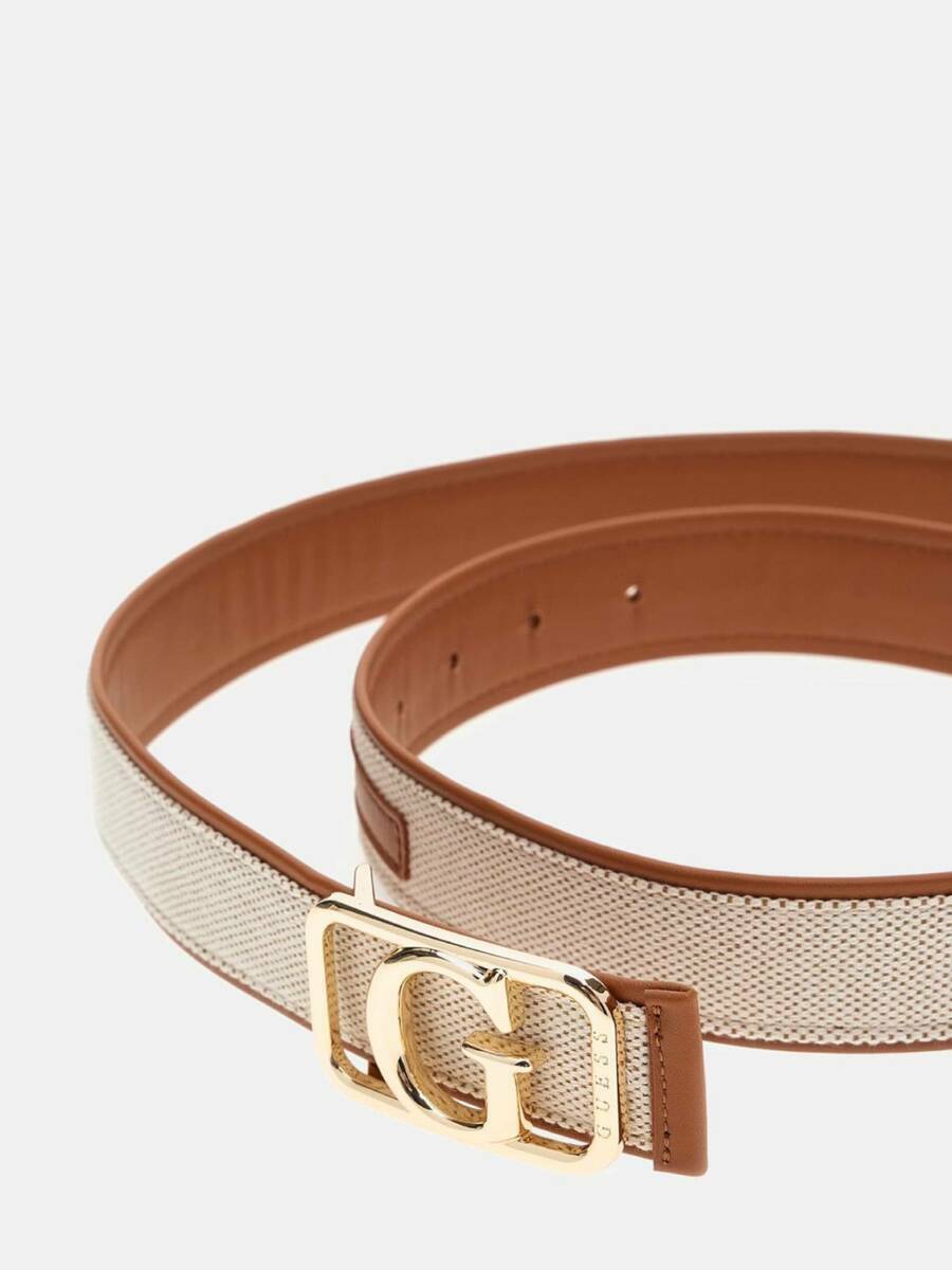 detail Guess dámsky béžový opasok