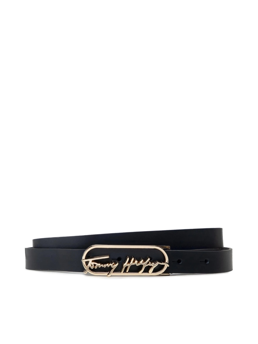 detail Tommy Hilfiger dámsky modrý opasok Signature