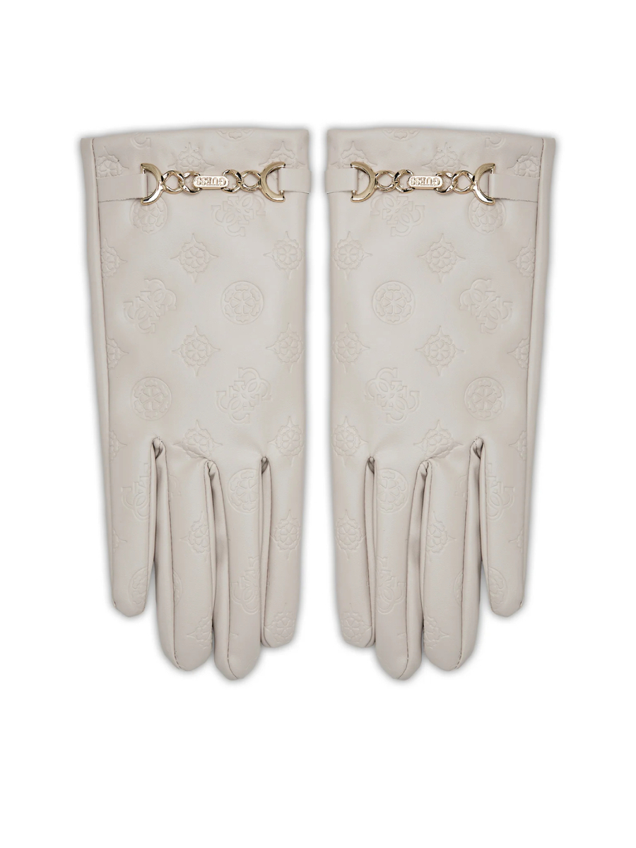 detail Guess dámske krémové rukavice