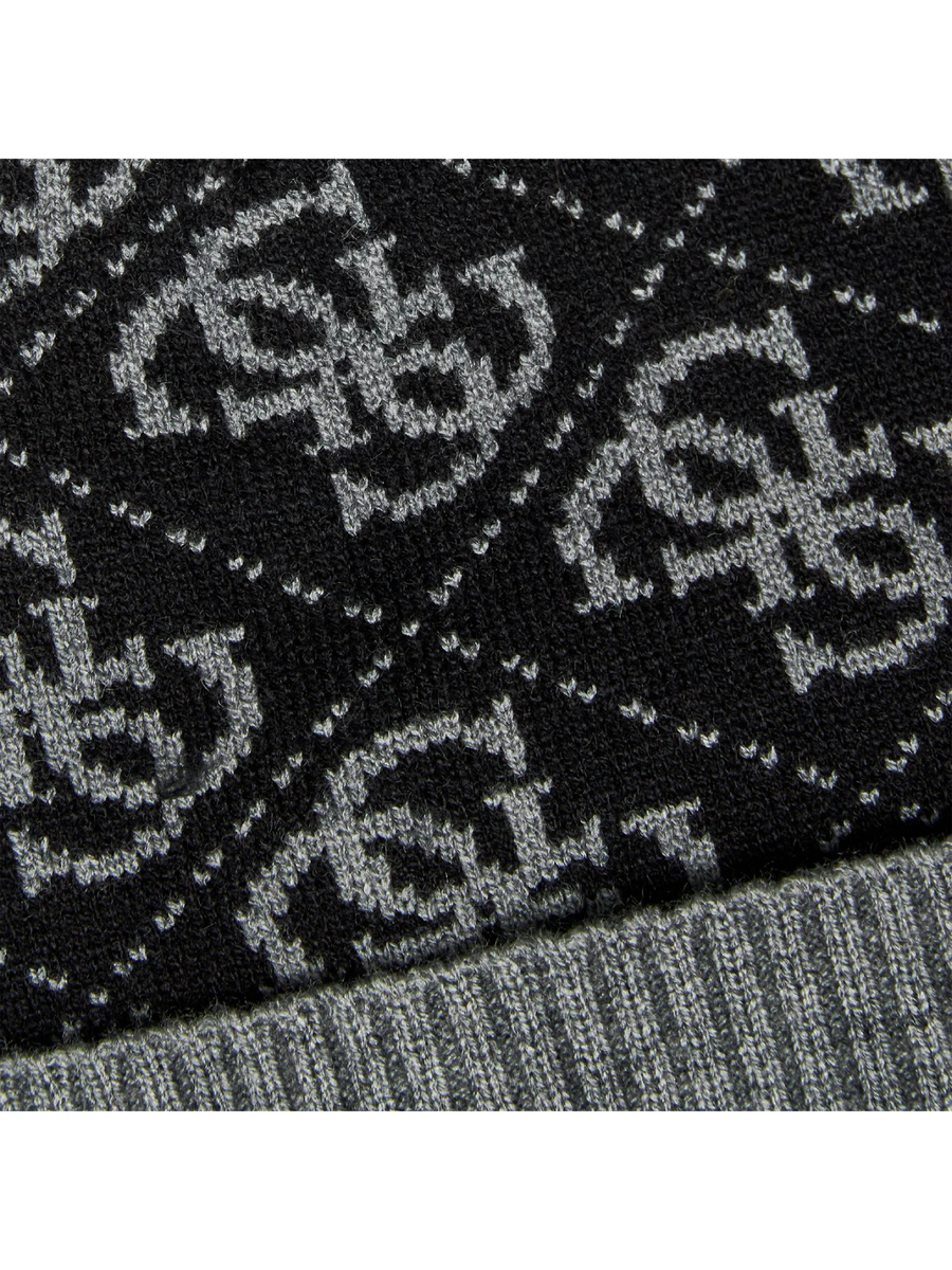 detail Guess dámska čierno šedá čiapka