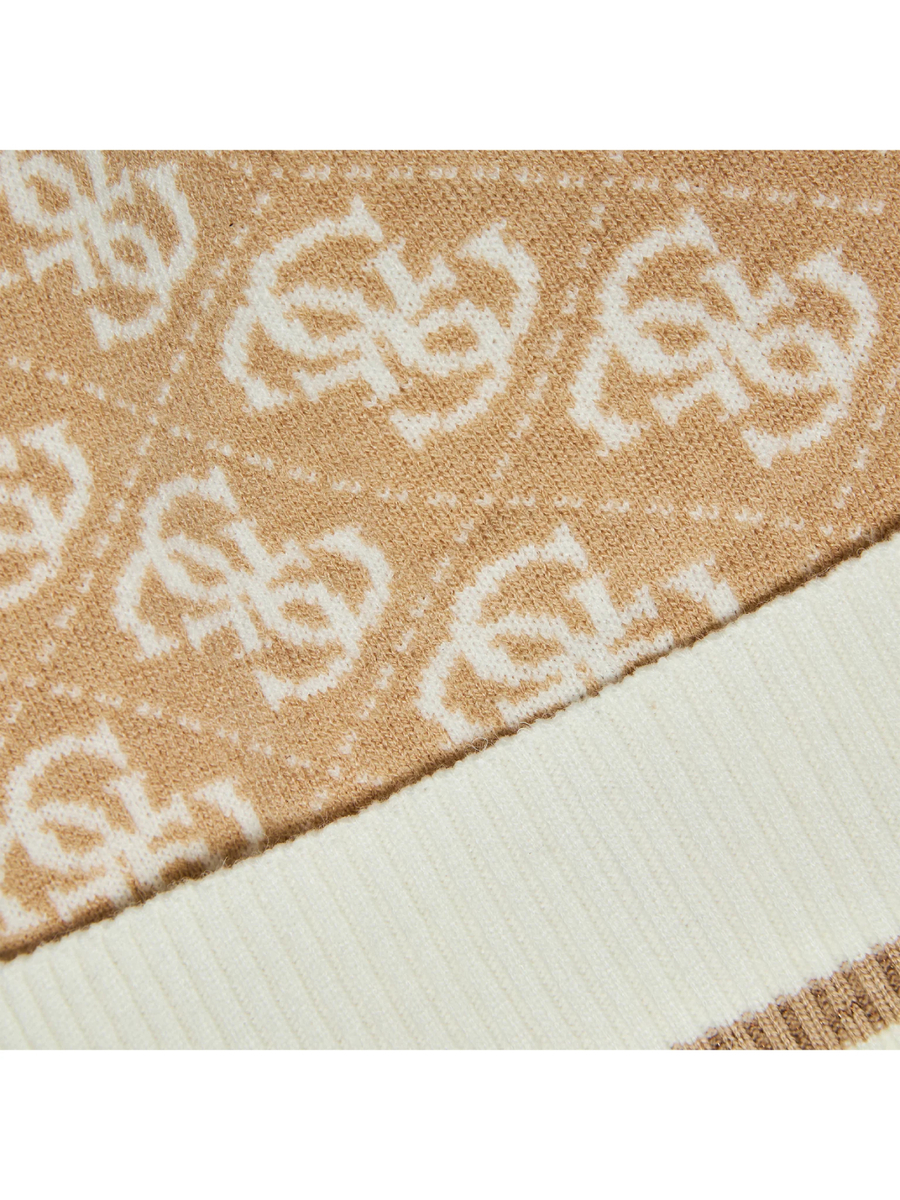 detail Guess dámska béžovo krémová čiapka