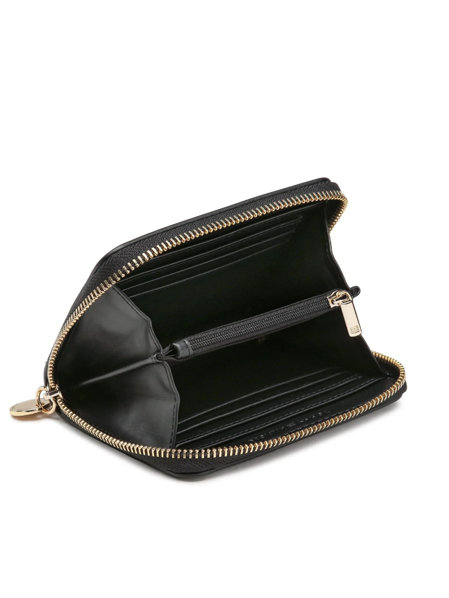 detail Tommy Hilfiger dámska čierna peňaženka
