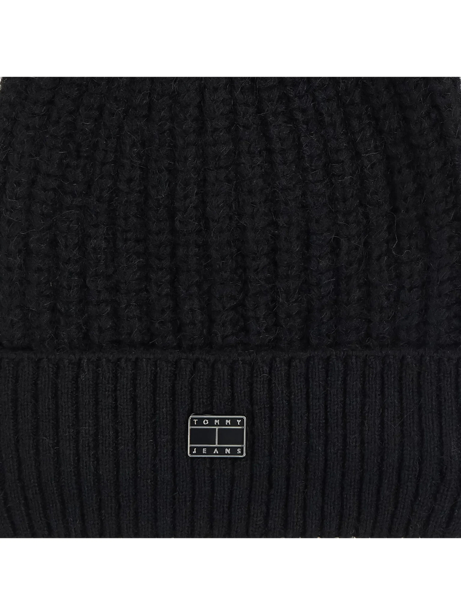 detail Tommy Jeans dámska čierna čiapka