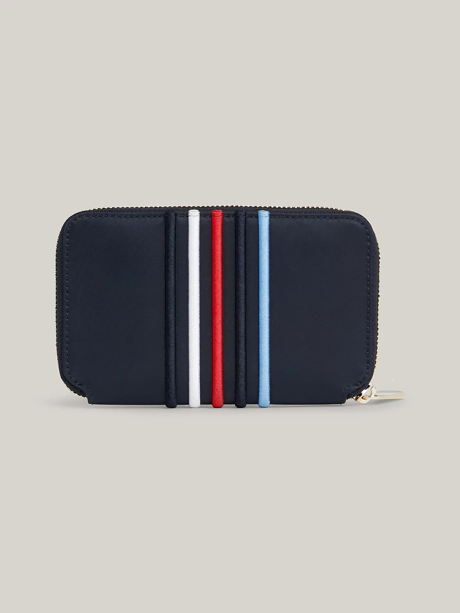 detail Tommy Hilfiger dámska modrá peňaženka