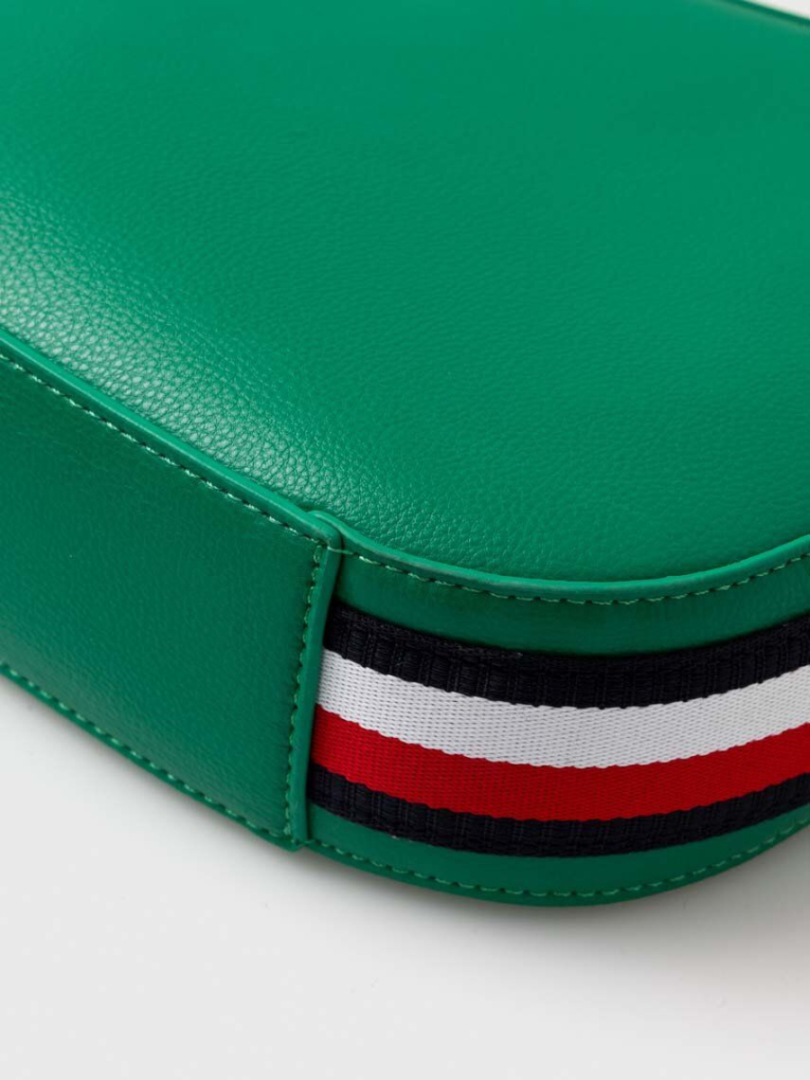 detail Tommy Hilfiger dámska zelená kabelka