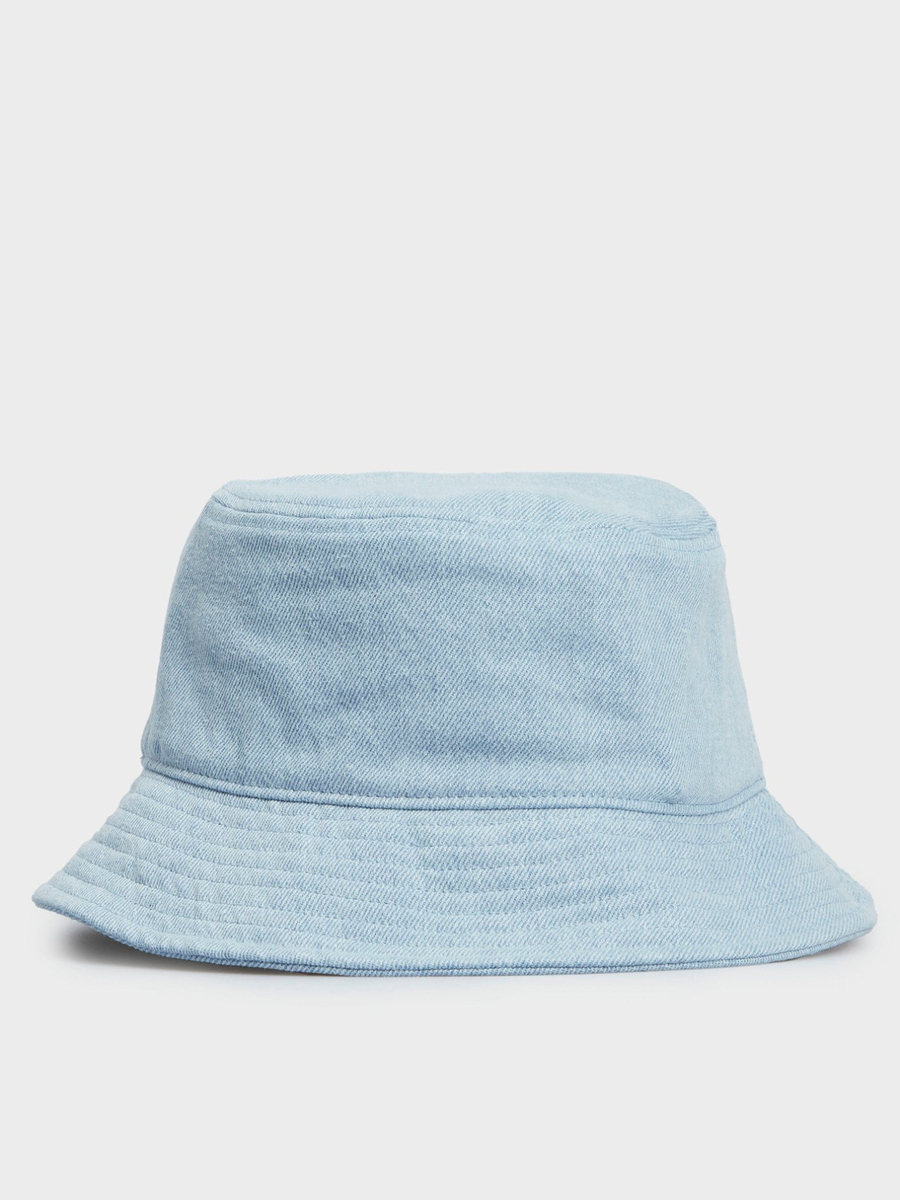 detail Tommy Jeans dámsky modrý džínsový klobúk