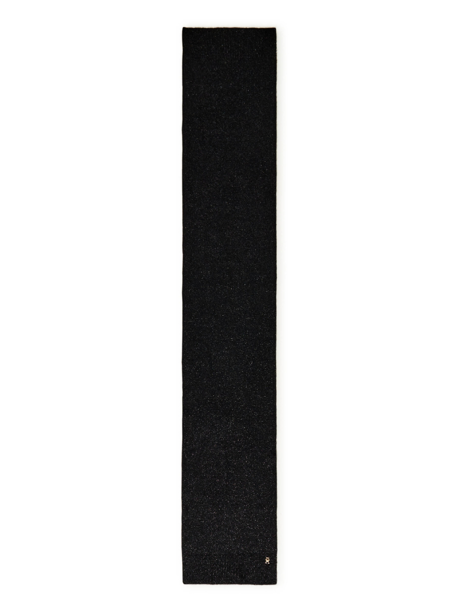 detail Tommy Hilfiger dámska čierna šál