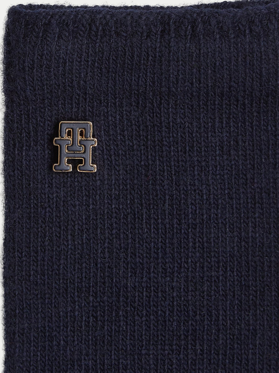detail Tommy Hilfiger dámske tmavo modré rukavice