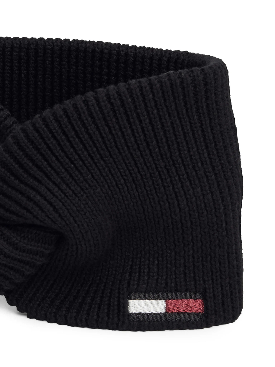 detail Tommy Jeans dámska čierna čelenka