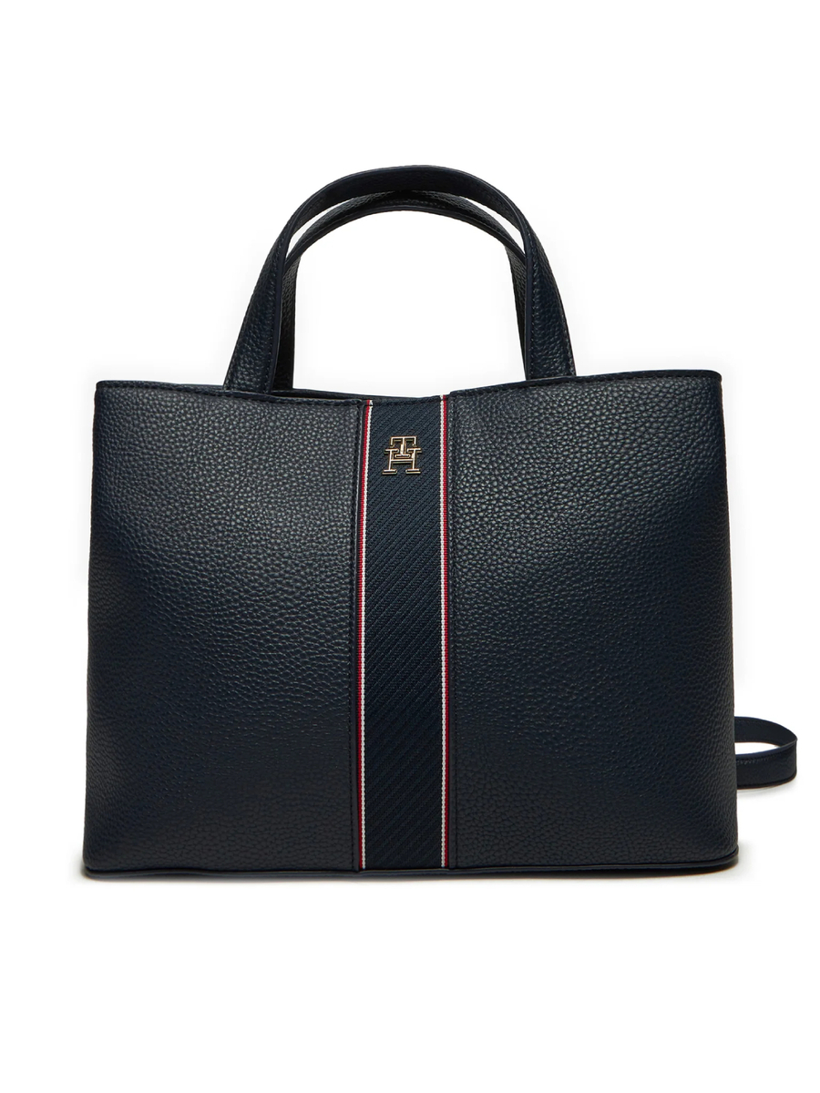 detail Tommy Hilfiger dámska tmavo modrá kabelka 