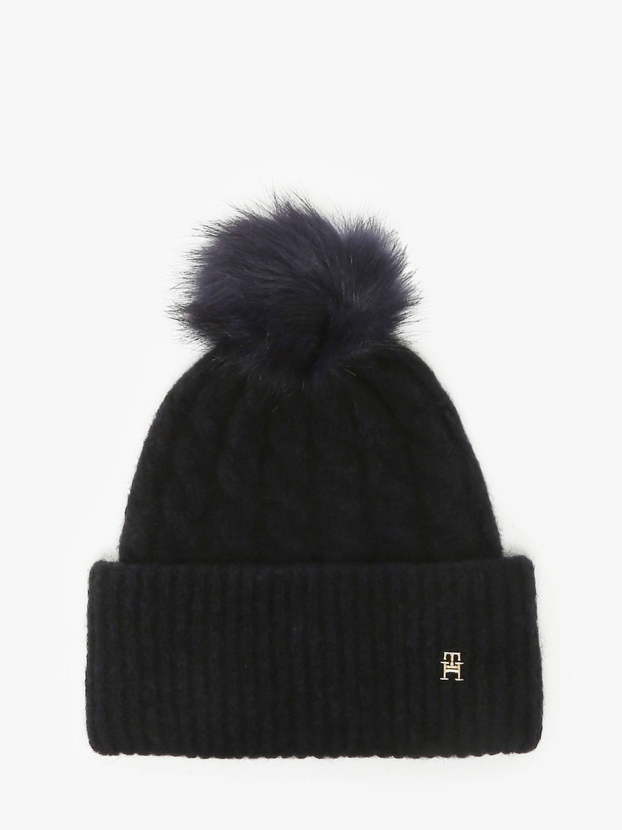 detail Tommy Hilfiger dámska tmavo modrá čiapka