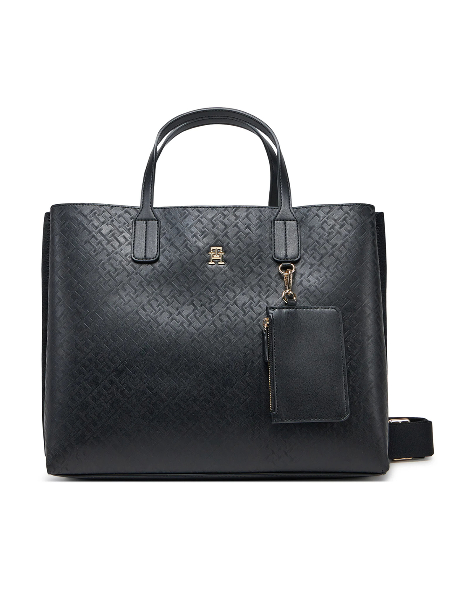 detail Tommy Hilfiger dámska čierna kabelka