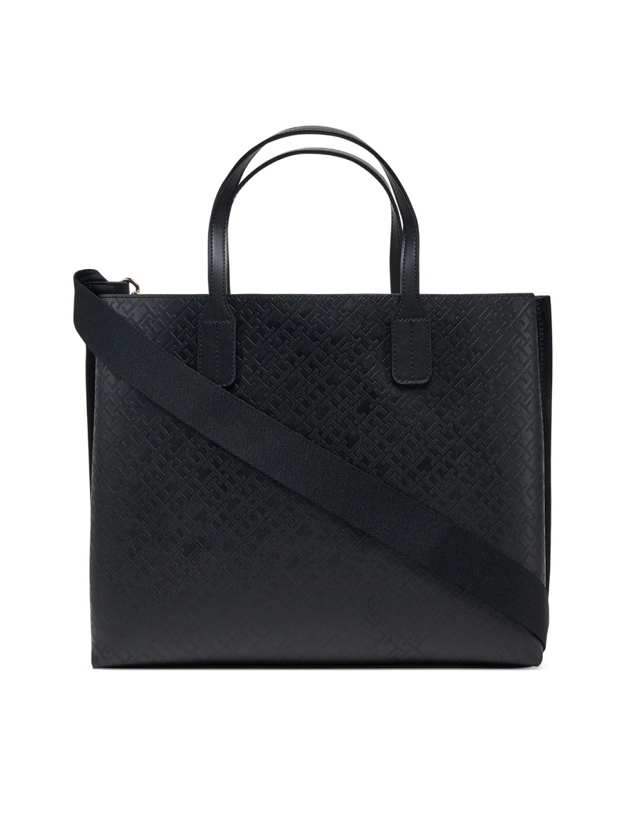 detail Tommy Hilfiger dámska čierna kabelka