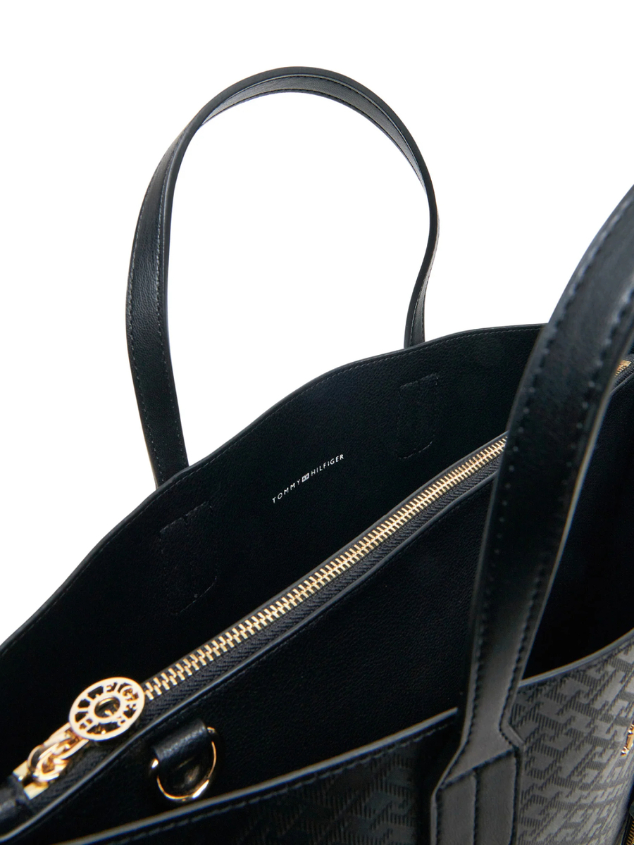 detail Tommy Hilfiger dámska čierna kabelka