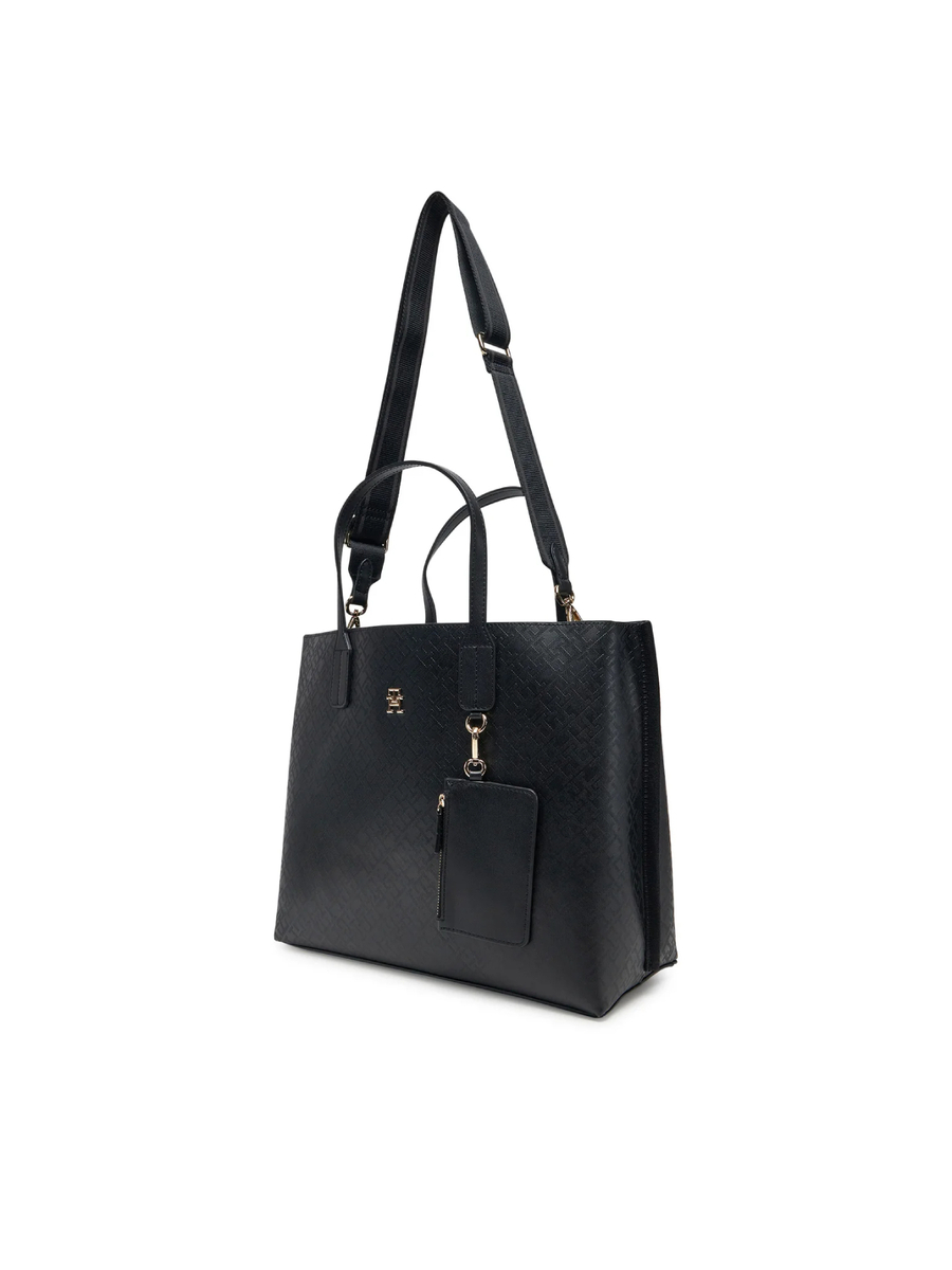 detail Tommy Hilfiger dámska čierna kabelka