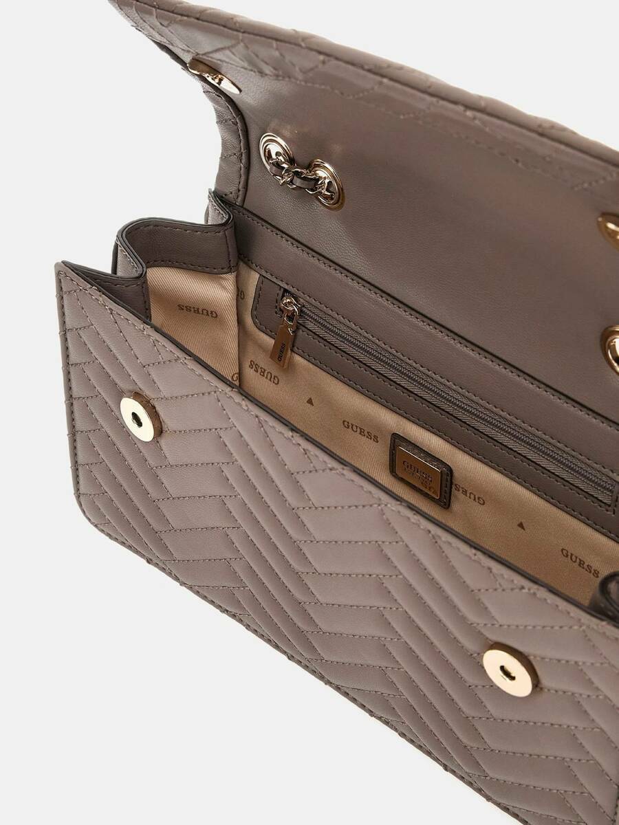 detail Guess dámska svetlo hnedá kabelka