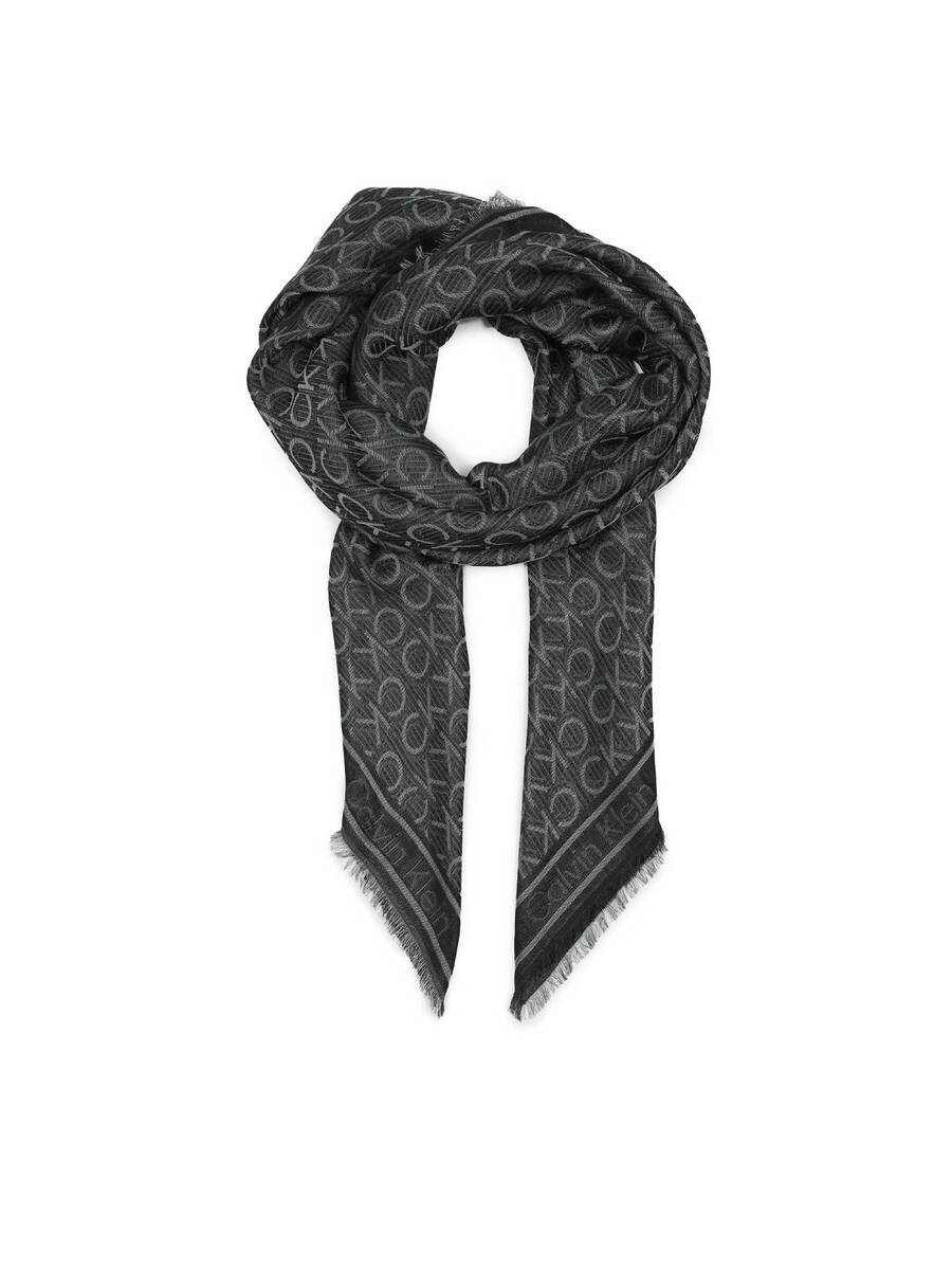 detail Calvin Klein dámska čierna šatka