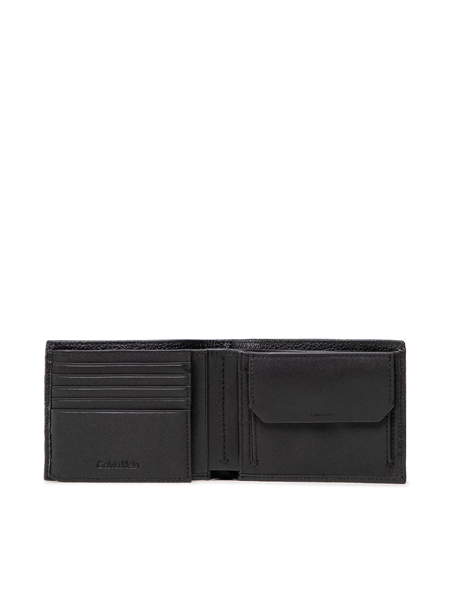 detail Calvin Klein pánska čierna peňaženka