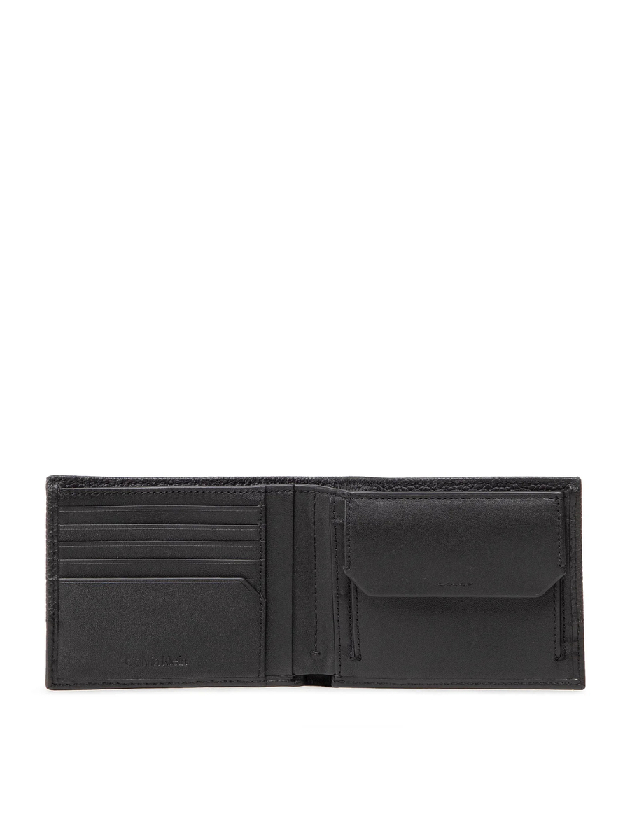 detail Calvin Klein pánska čierna peňaženka