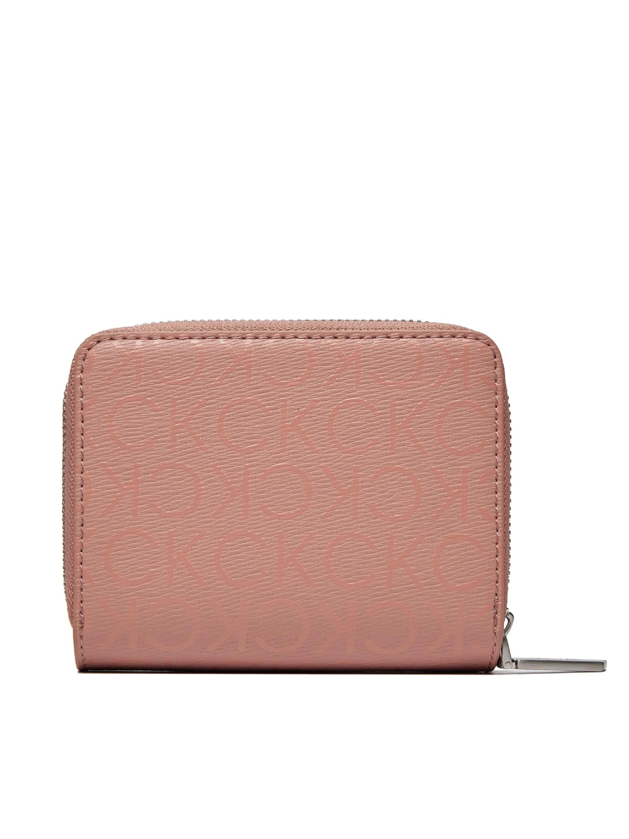 detail Calvin Klein dámska ružová peňaženka
