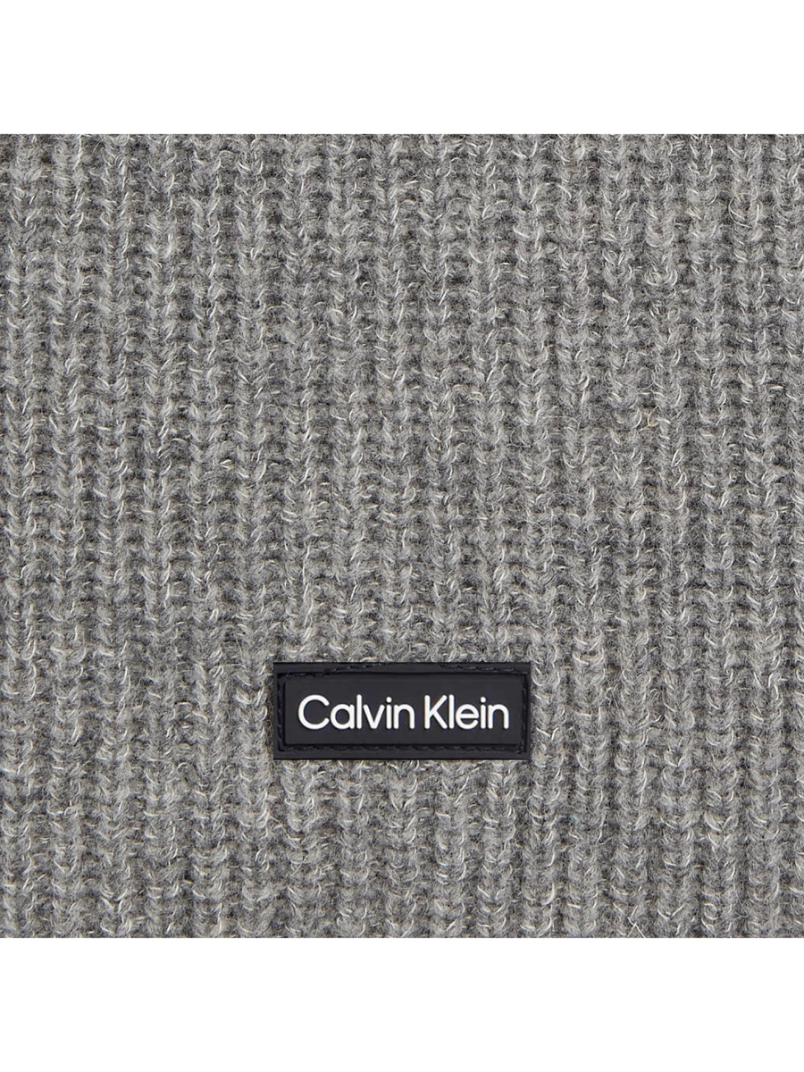 detail Calvin Klein pánská šedá šála
