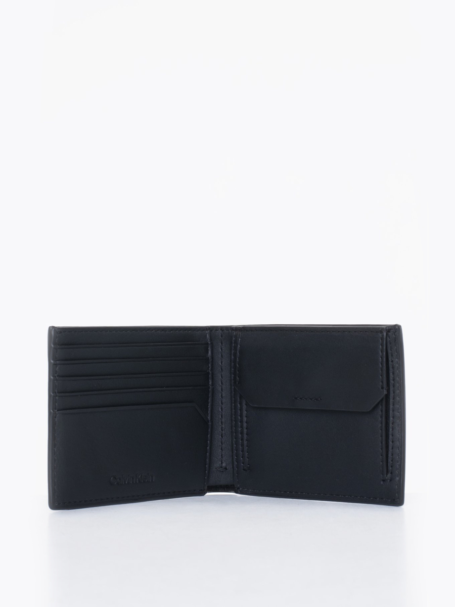 detail Calvin Klein pánska čierna peňaženka