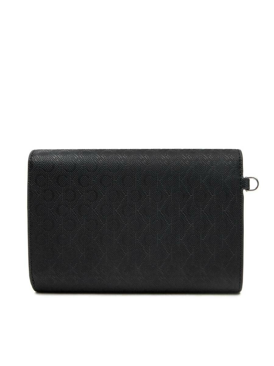 detail Calvin Klein dámska veľká čierna peňaženka