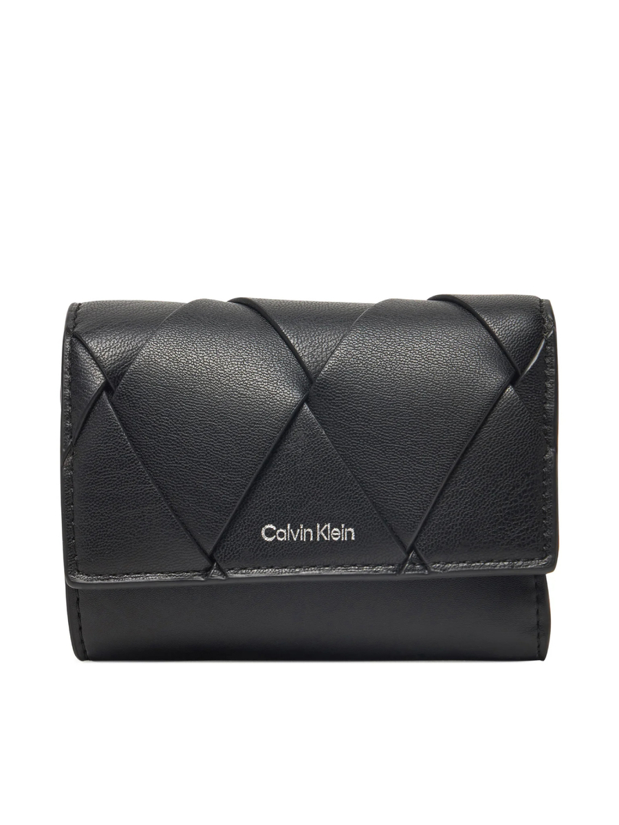 detail Calvin Klein dámska čierna peňaženka malá
