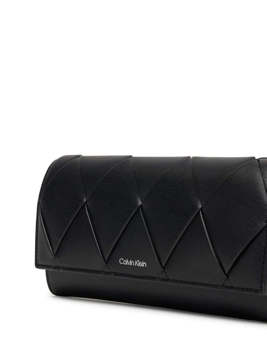 detail Calvin Klein dámska čierna kabelka