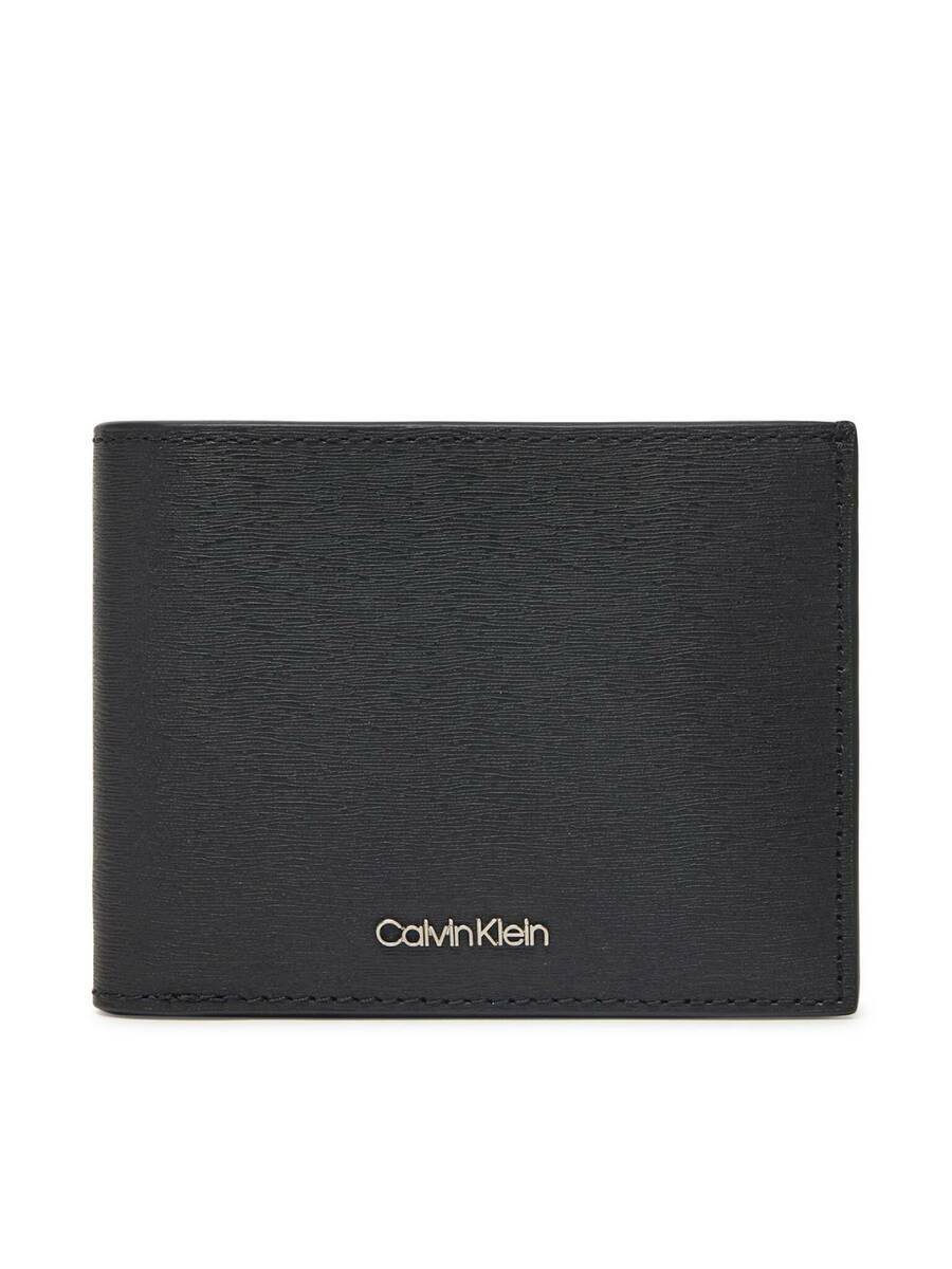 detail Calvin Klein pánska čierna peňaženka 