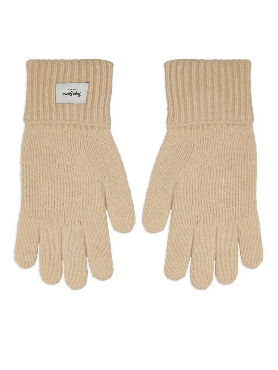 detail Pepe Jeans dámske béžové rukavice