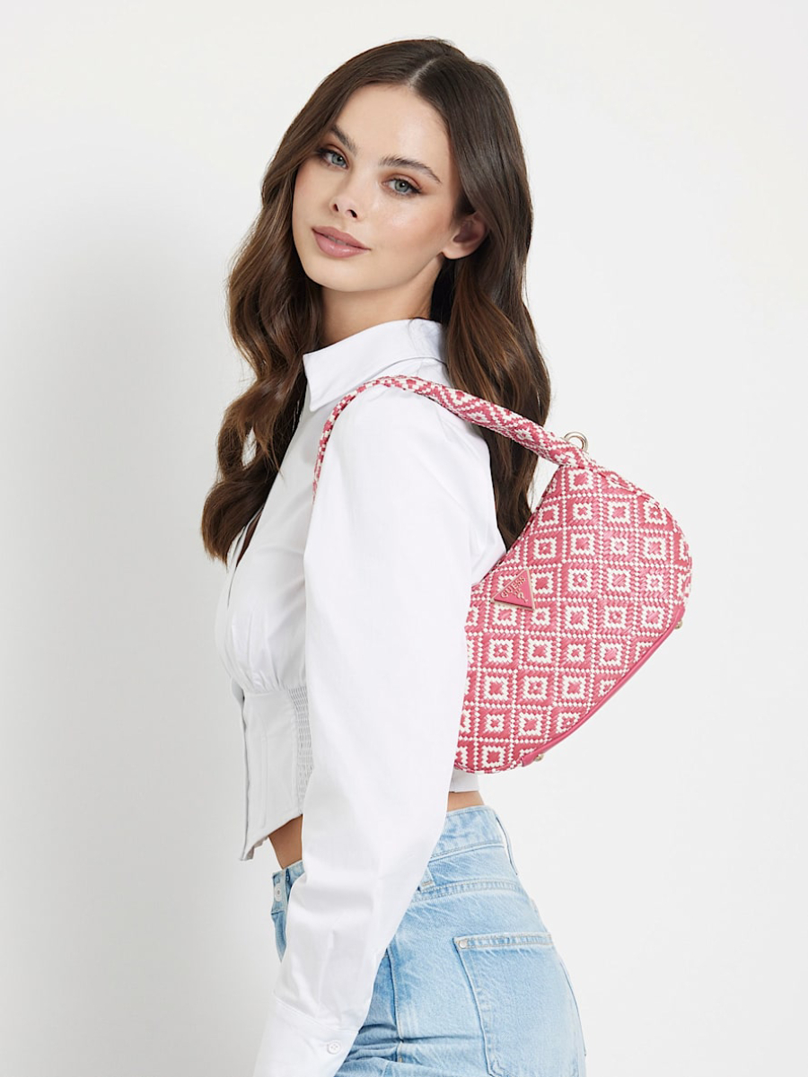 detail Guess dámska ružová kabelka