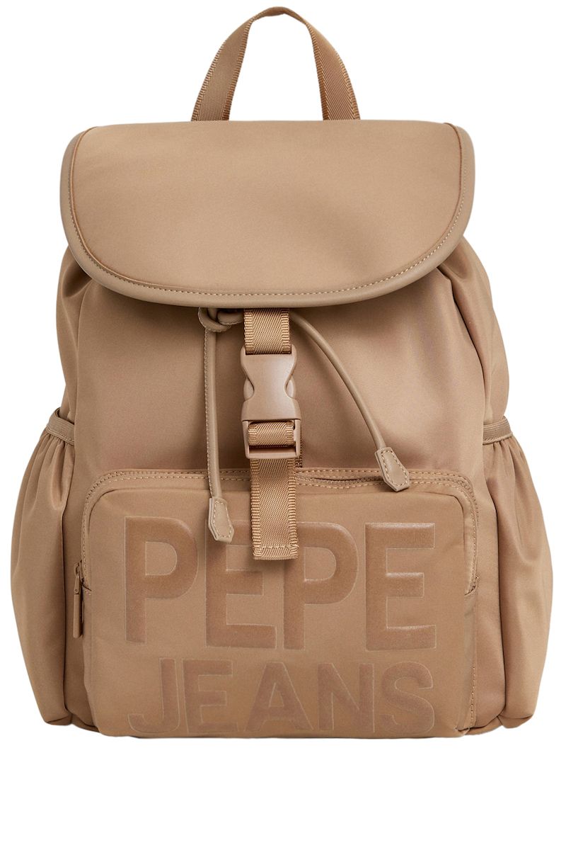 detail Pepe Jeans dámsky béžový batoh