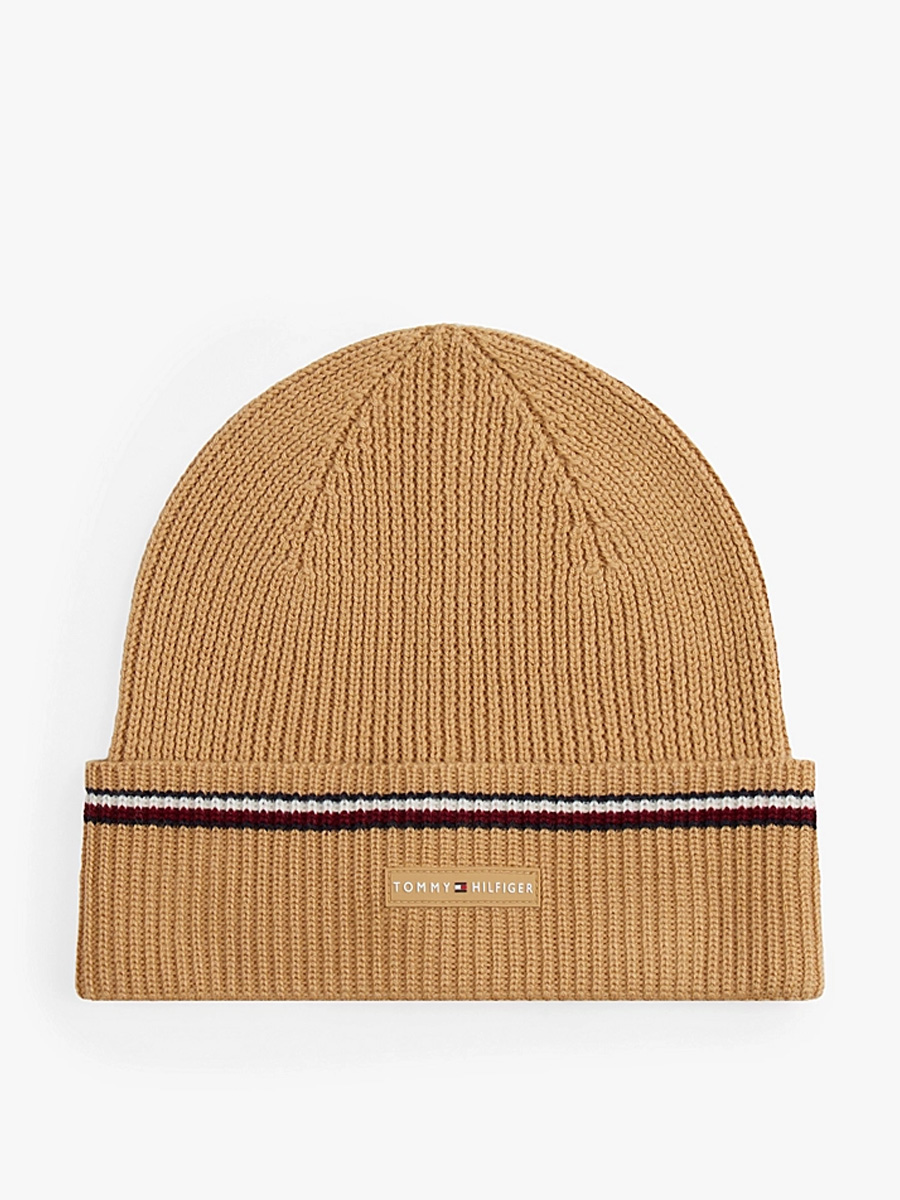 detail Tommy Hilfiger pánska béžová čiapka