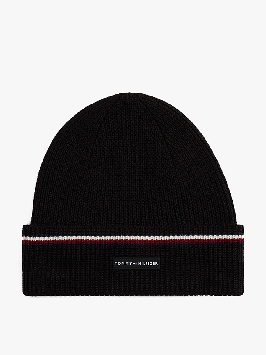 detail Tommy Hilfiger pánska čierna čiapka