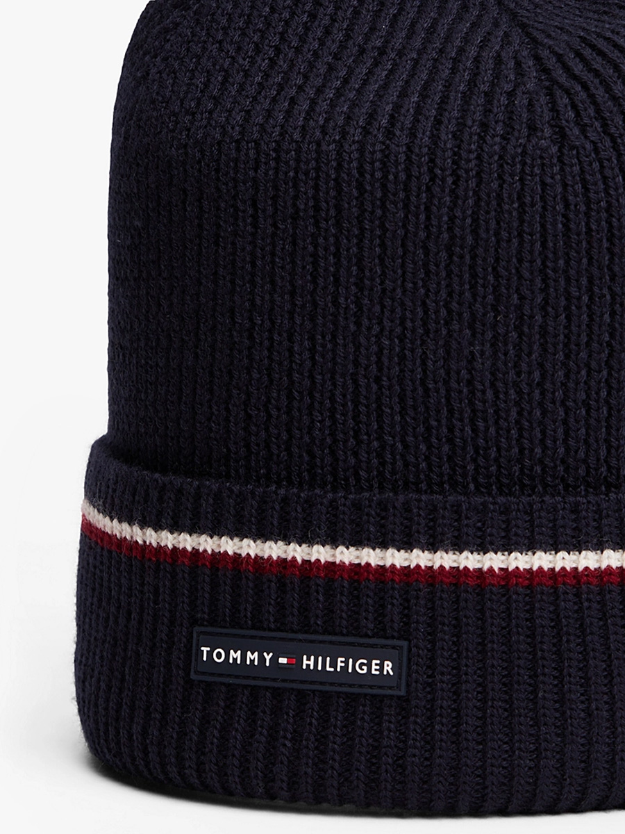 detail   Tommy Hilfiger pánska tmavo modrá čiapka