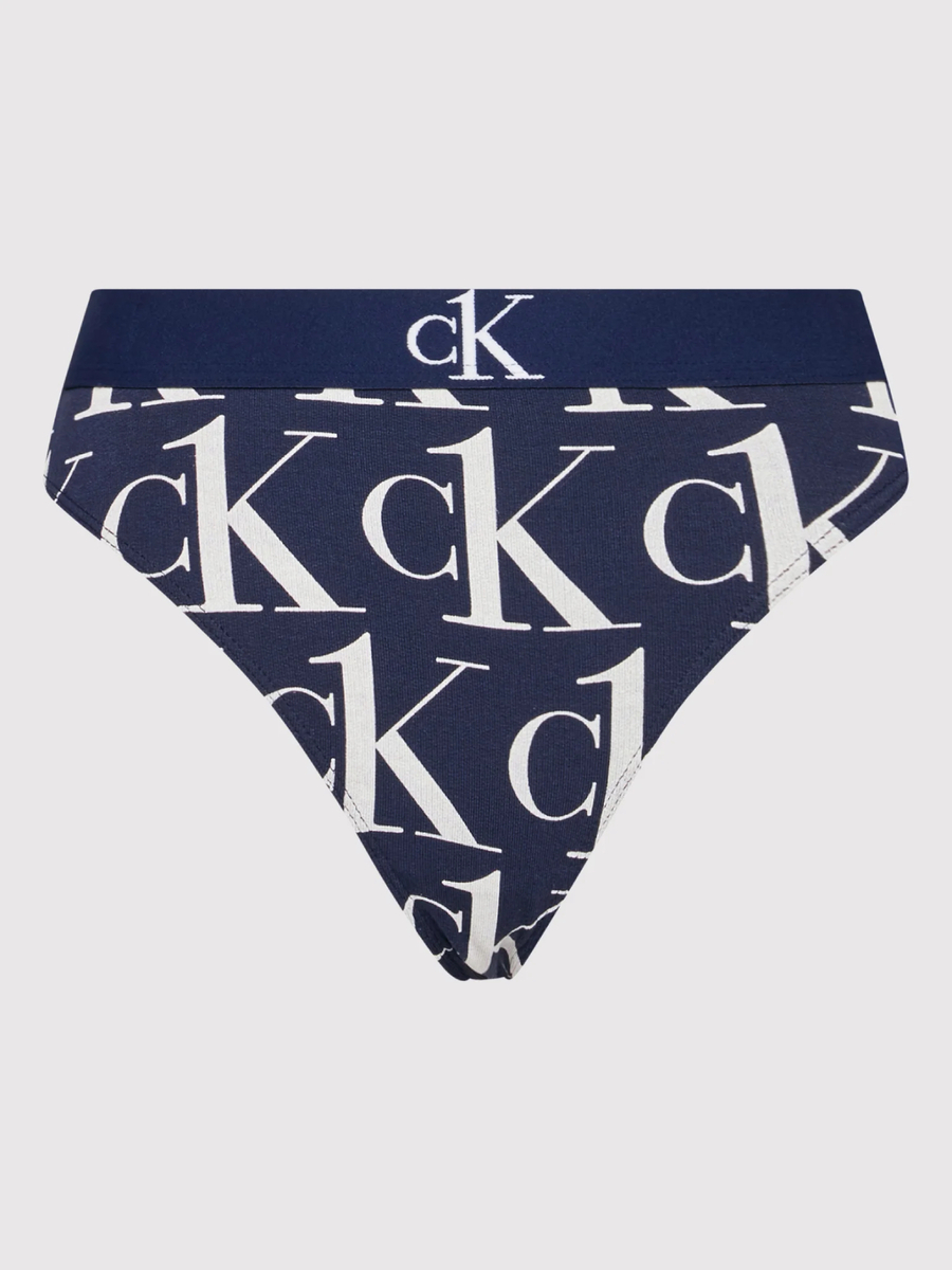 detail Calvin Klein dámske modré nohavičky