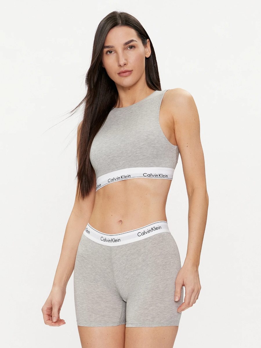 detail Calvin Klein dámska šedá podprsenka