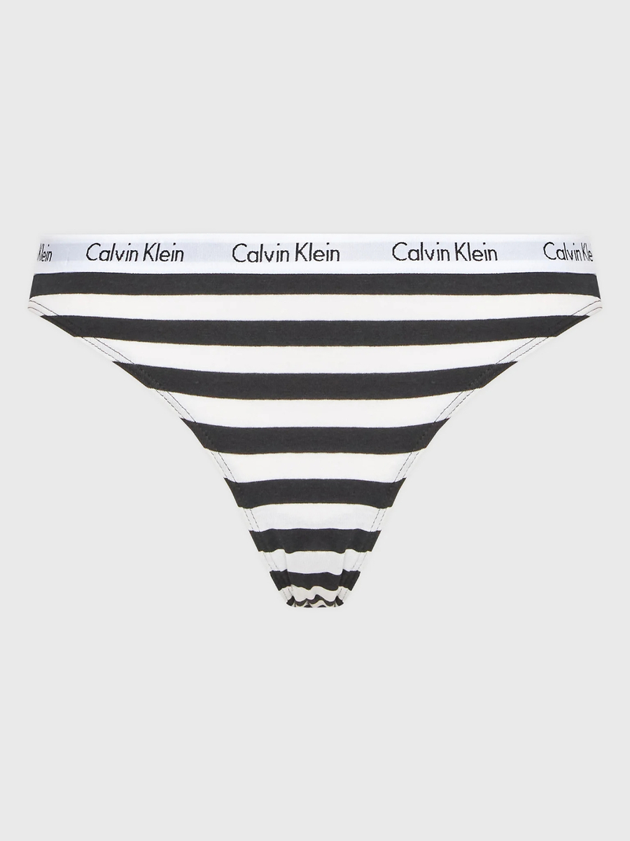 detail Calvin Klein dámske čiernobiele nohavičky