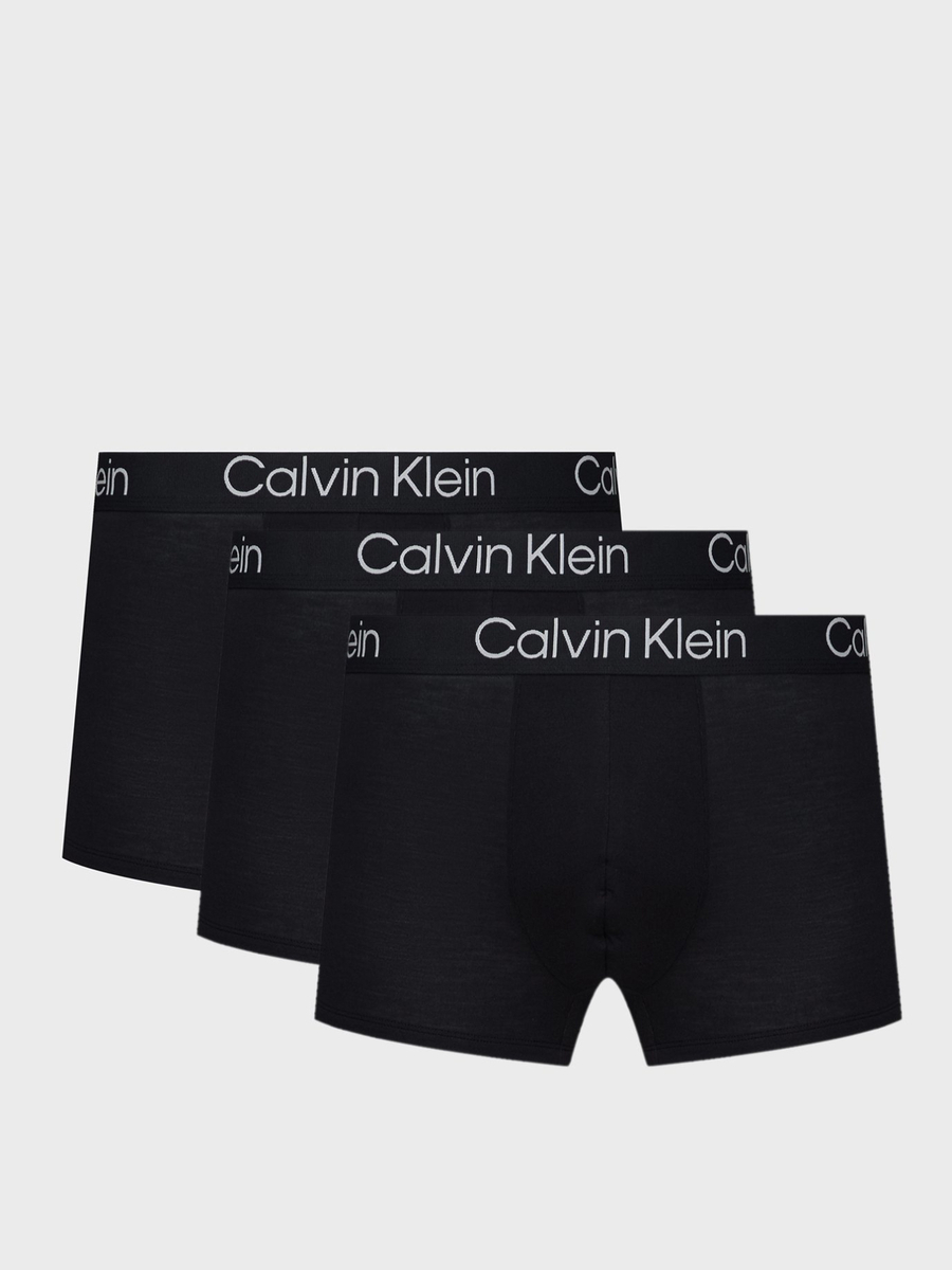 detail Calvin Klein pánske čierne boxerky 3pack