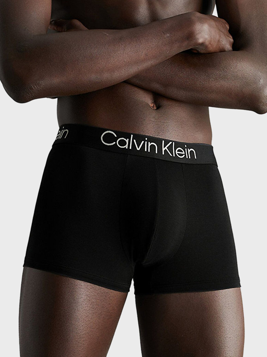 detail Calvin Klein pánske čierne boxerky 3pack
