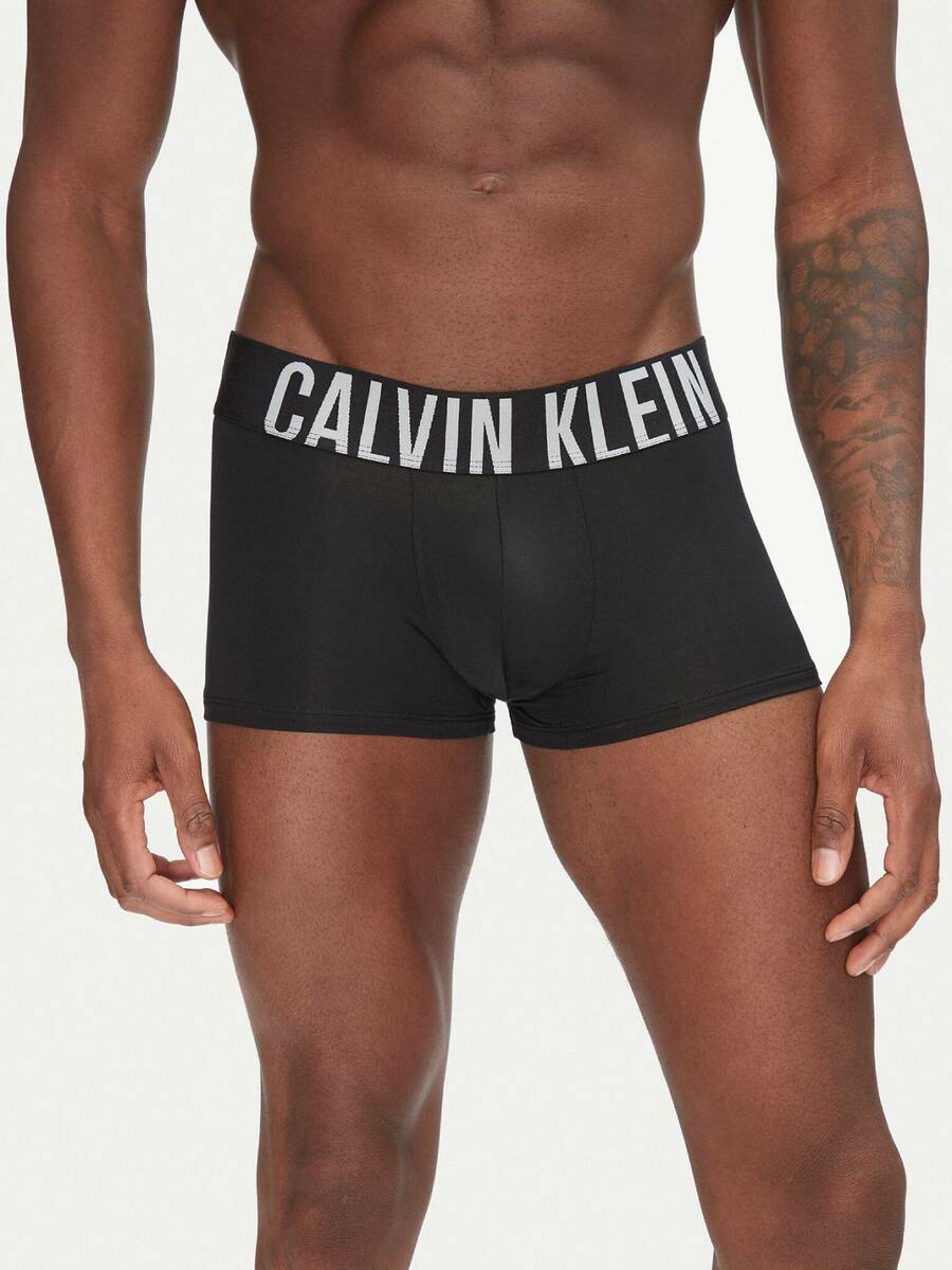 detail Calvin Klein pánske čierne boxerky 3 pack