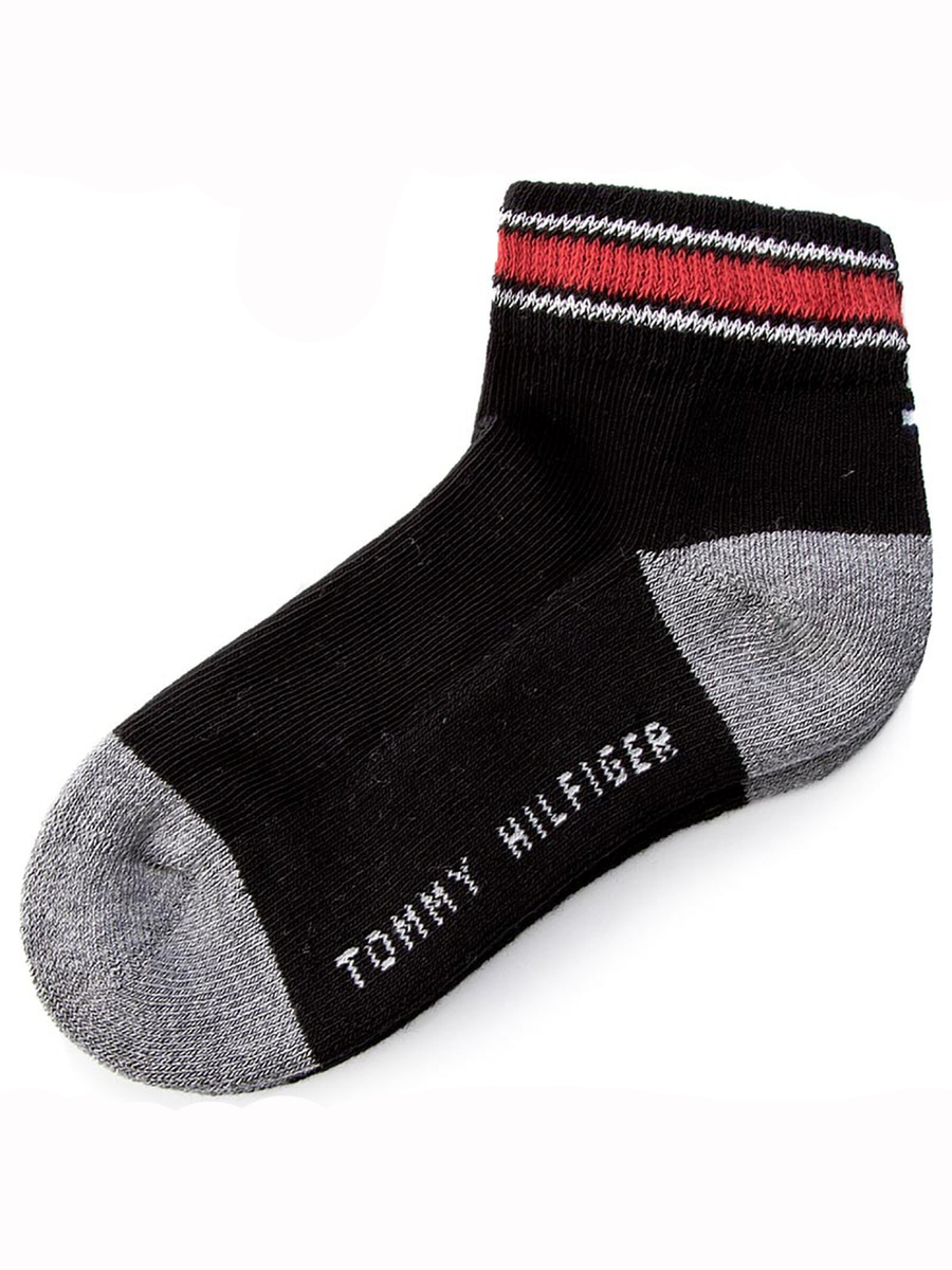 detail Tommy Hilfiger detské čierne ponožky