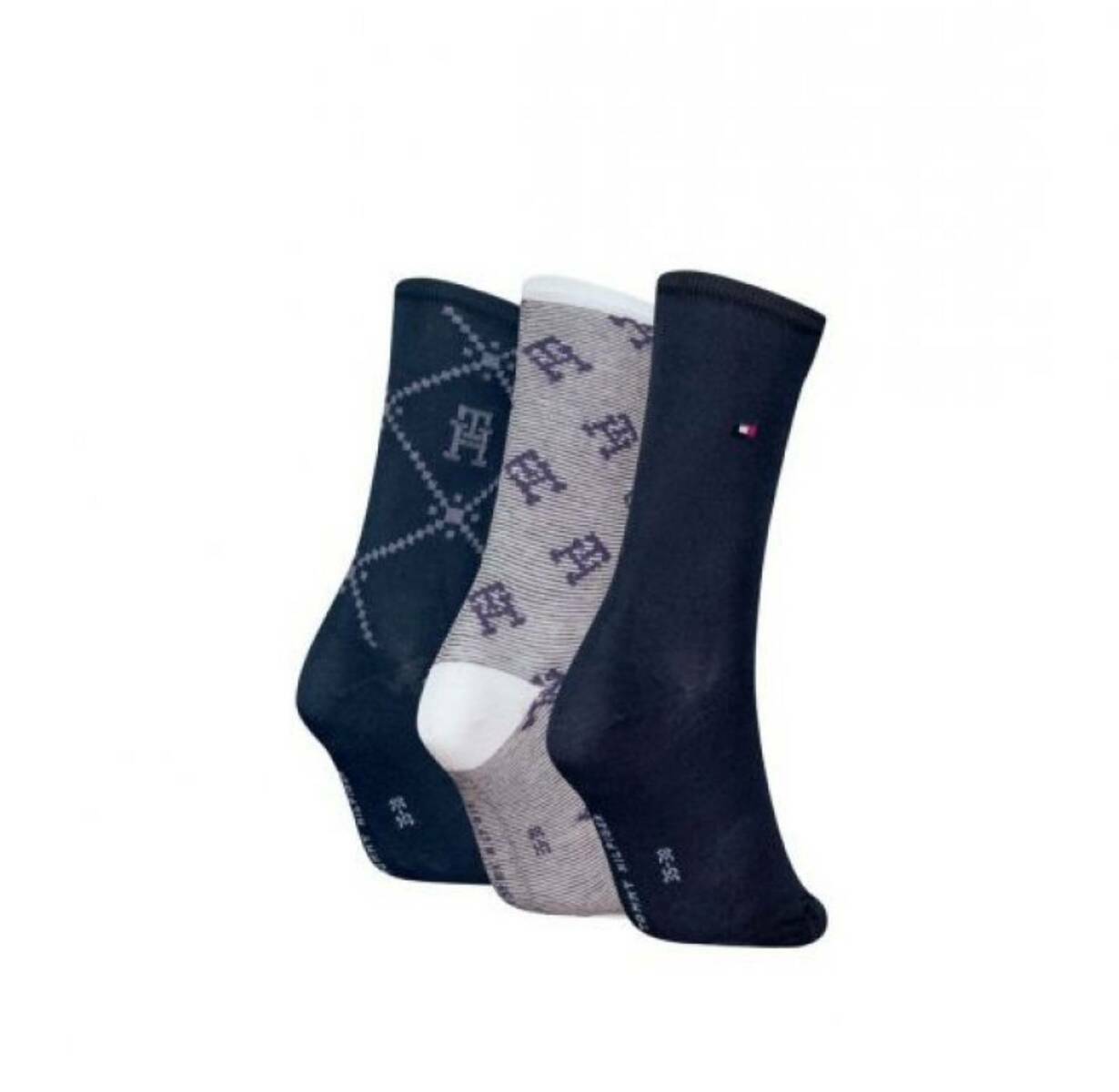 detail Tommy Hilfiger dámske ponožky 3 pack