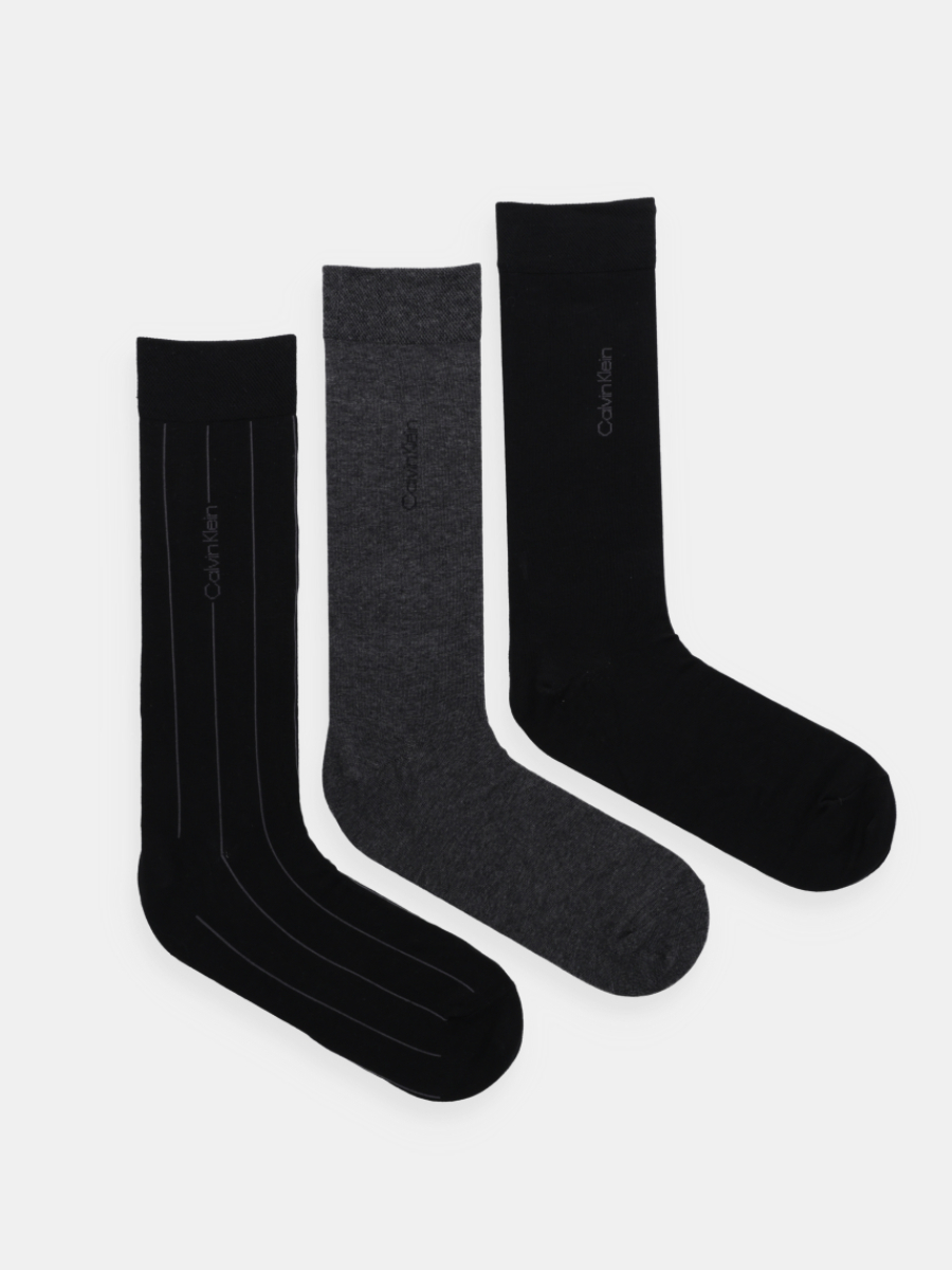 detail Calvin Klein pánske ponožky 3 pack